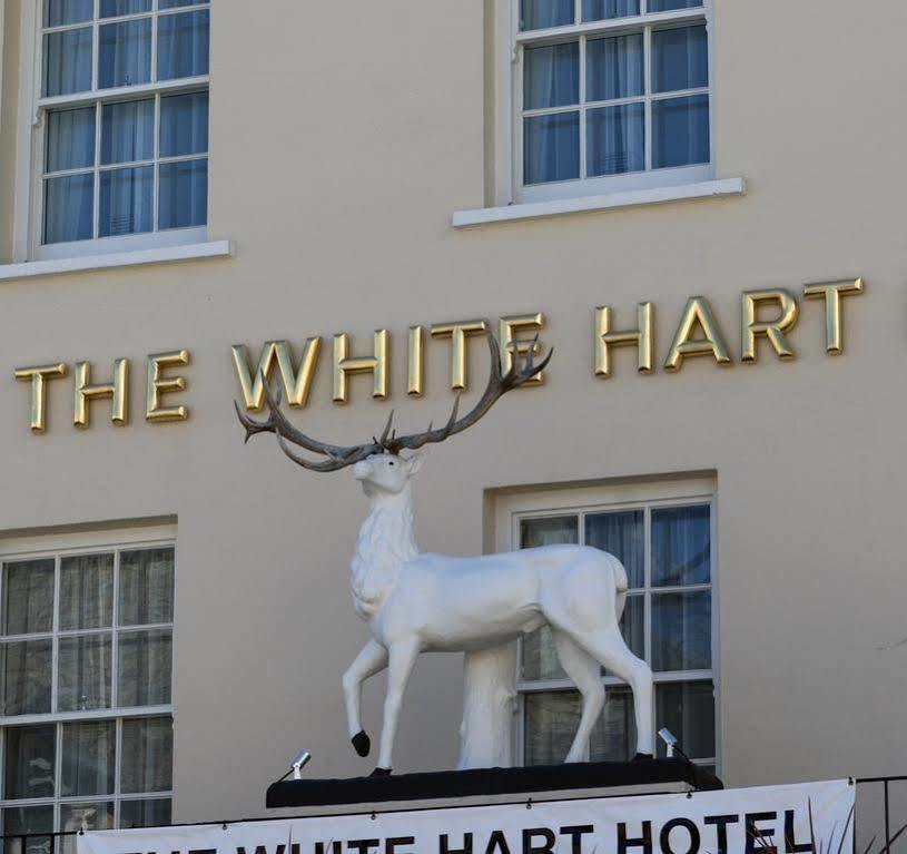Hotel The White Hart Cullompton Exterior foto